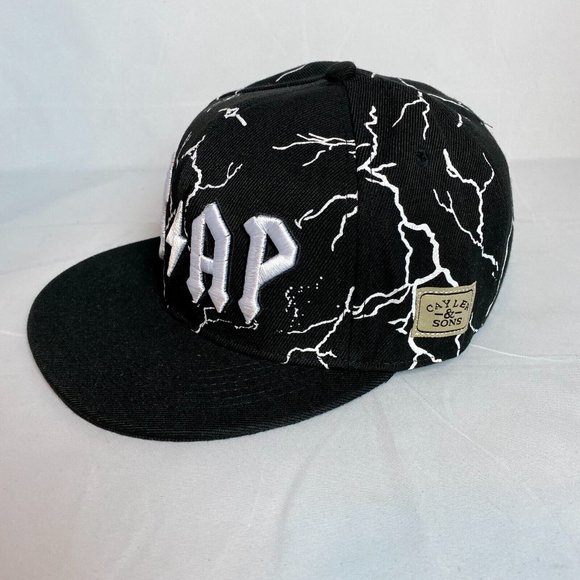 Cayler and Sons ASAP Crew SnapBack Hat One Size Fits All Rocky Lightning Bolt - Picture 2 of 4